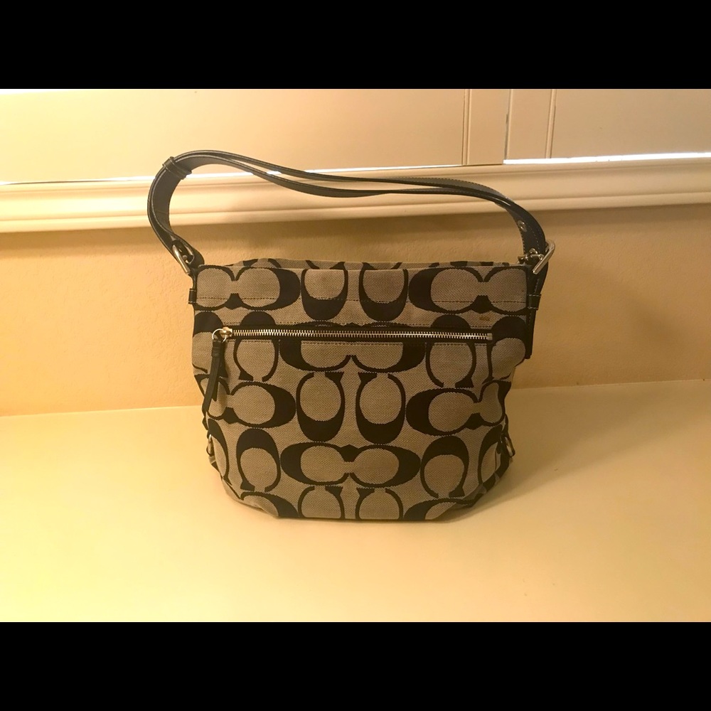 Coach logo bucket bag.